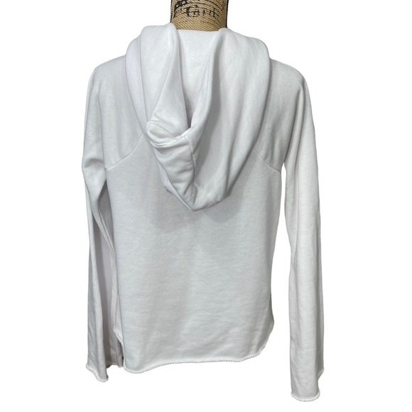 ATHLETA French Terry Pique Pullover Hoodie in White Size XS - Picture 10 of 14
